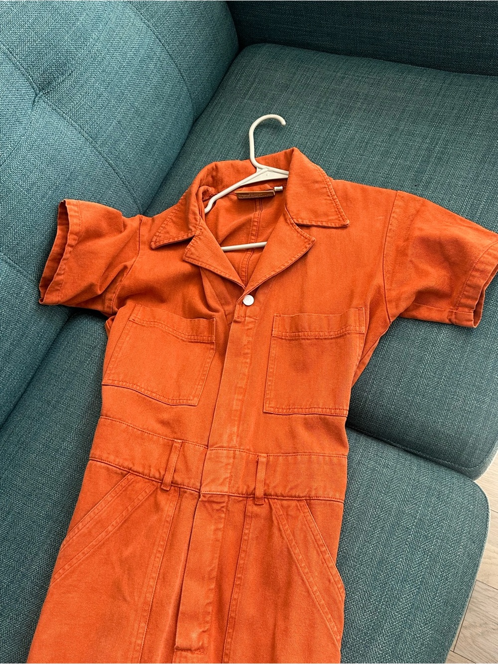 Big Bud Press Burnt Terracotta Jumpsuit XS